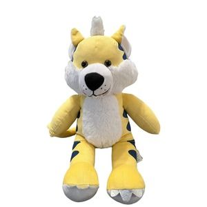 Build A Bear Plush Yellow Blue SABERTOOTH TIGER 16”